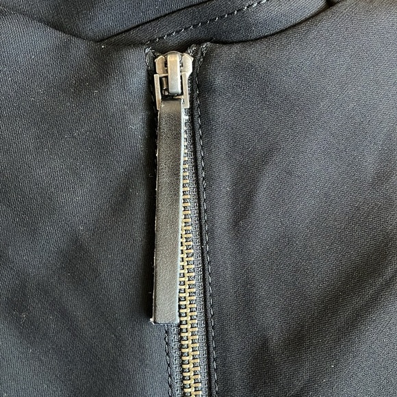 HELMUT LANG Womens Dress  Deep V Neck Midi Elegant Stylish Black Size 00 - Picture 12 of 14